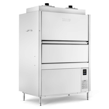 High-efficiency commercial dishwashers designed for optimal cleaning efficiency in commercial kitchens.